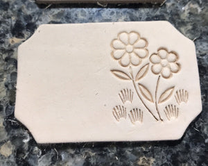 Name and Flower Embossing