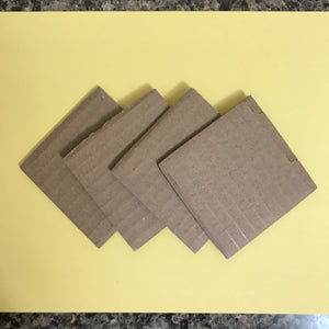 3.25 x 3.25 Cardboard Square, set of 100