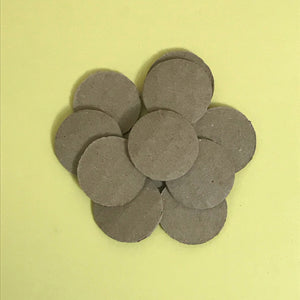 1” Cardboard Circles, set of 100
