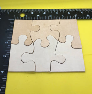 Puzzle Pieces, set of 6