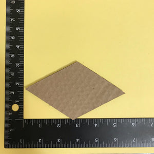 Cardboard Fat Diamond, set of 20