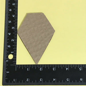 Cardboard Engagement Diamond, set of 20