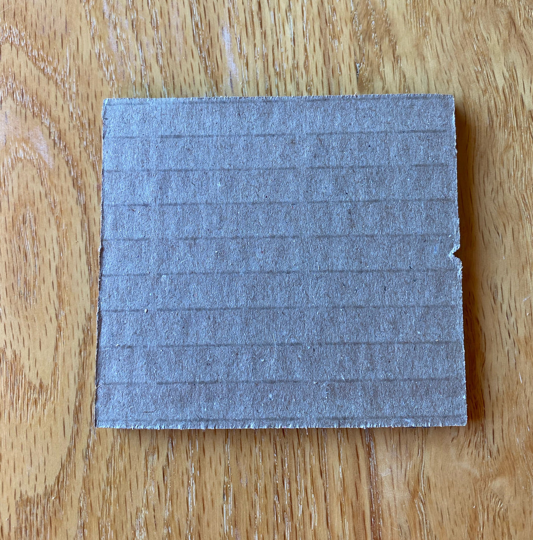 3x3” Cardboard Square, Set of 20 or 100