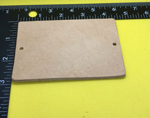 RE-15 3x4” Rectangle with 1/8 Holes