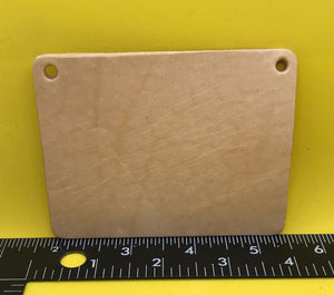 RE-14 3x3.25” Rectangle with 1/8 Holes