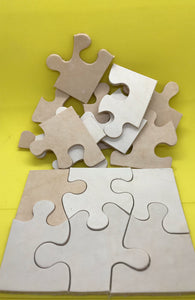 Puzzle Pieces, set of 6