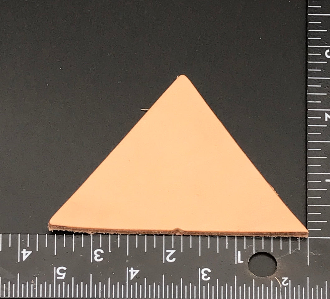 Triangle, no holes 3”x3”x3.5”