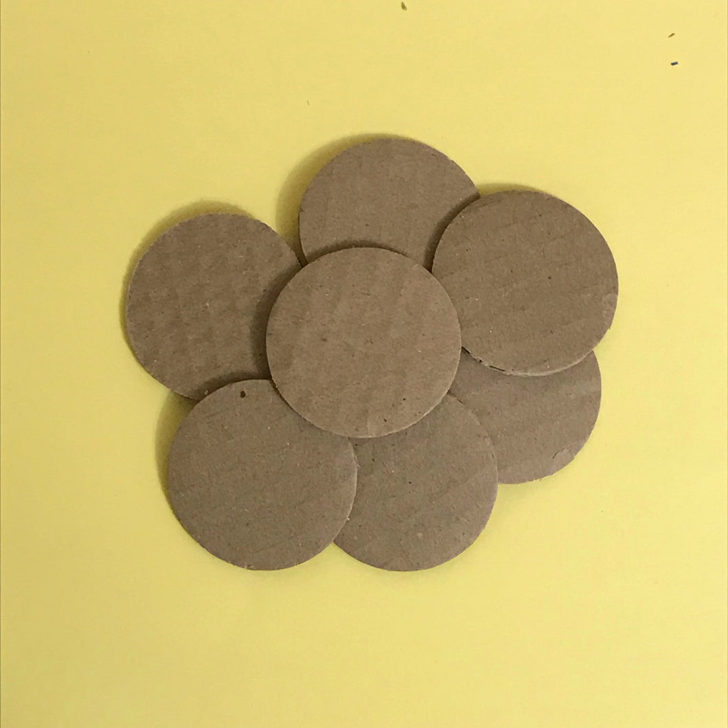 2” Cardboard Circle, Set of 100
